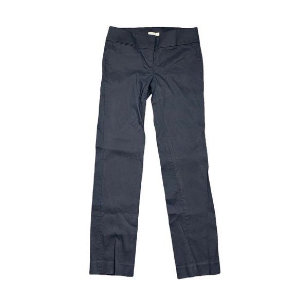 LOFT Pants - Ann Taylor LOFT 0 Black Pants Slim Skinny Career XS 30" X 31.5"
